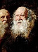 Peter Paul Rubens Study Heads of an Old Man USA oil painting artist